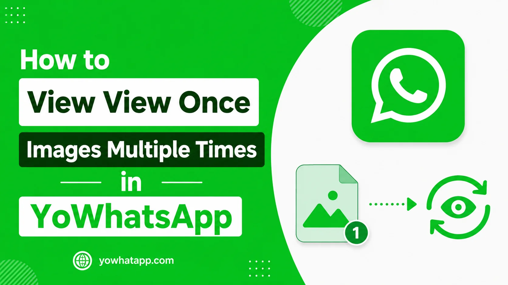 How to View View Once Images Multiple Times in YoWhatsApp